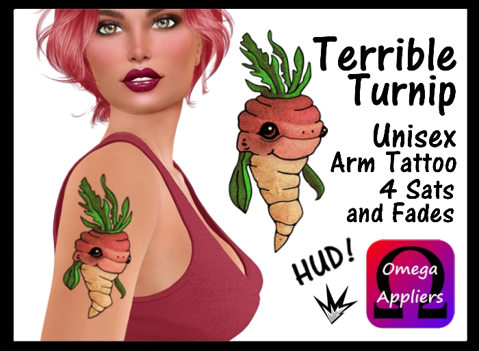 TATTOO - TERRIBLE TURNIP - OMEGA APPLIER