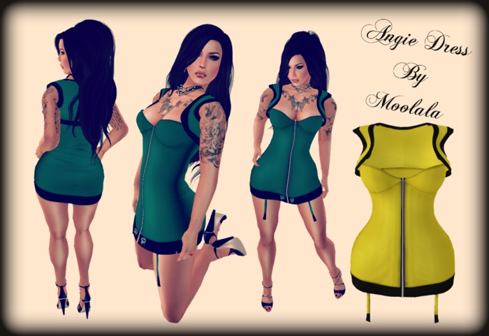 ~*Moolala*~ Angie Dress - Bumblebee(AddMe)