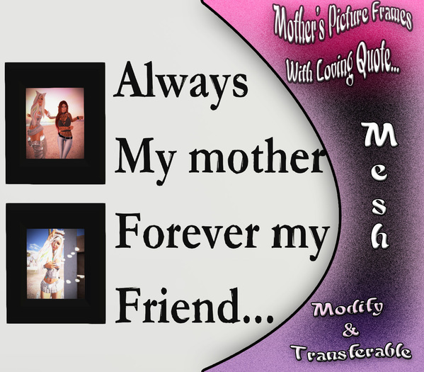 Strange & Beautiful Mothers Picture Frame