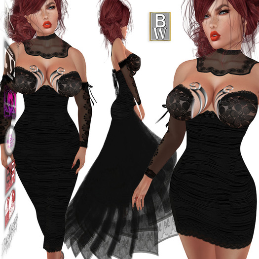 Dresses-set 'Lissy' black