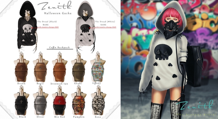 =Zenith=Coffin Backpack (brownish tan)