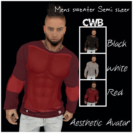 Aesthetic _ Sweater _Red