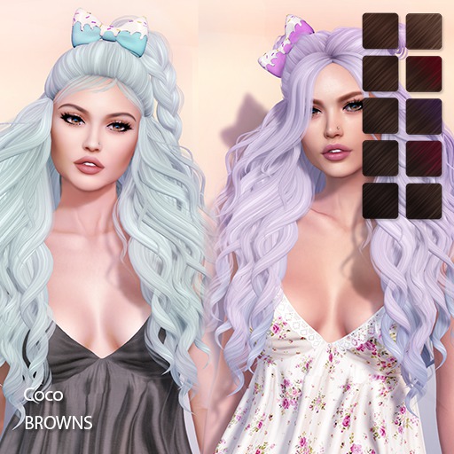 TRUTH HAIR Coco -  browns
