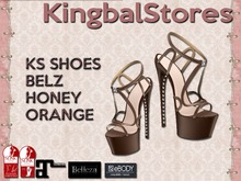 150 KS SHOES BELZ HONEY ORANGE