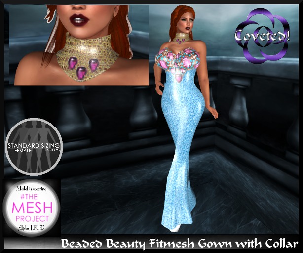 Beaded Beauty in Blue