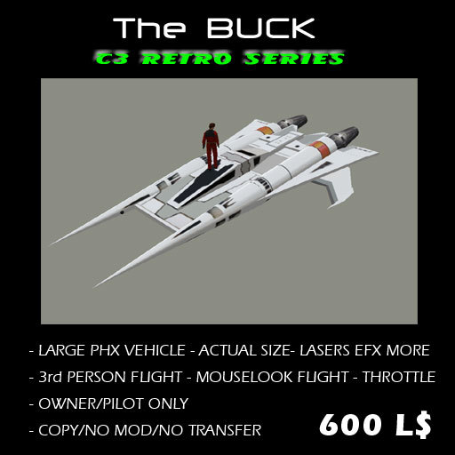 C3 BUCK v.1 SLV SPACESHIP  SCIFI