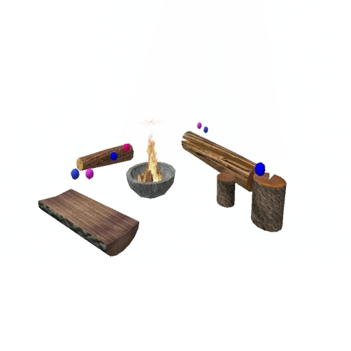 Campfire setting