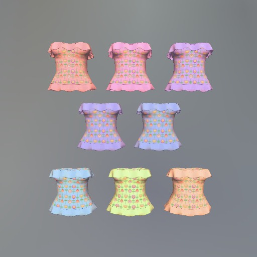 Flower Garden Mesh Top F box