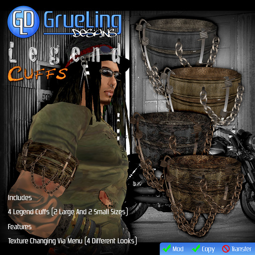 GrueLing Designs - Legend Cuffs