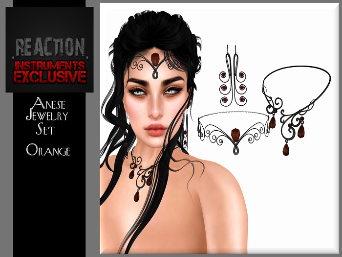 .REACTION. Anese Set ORANGE