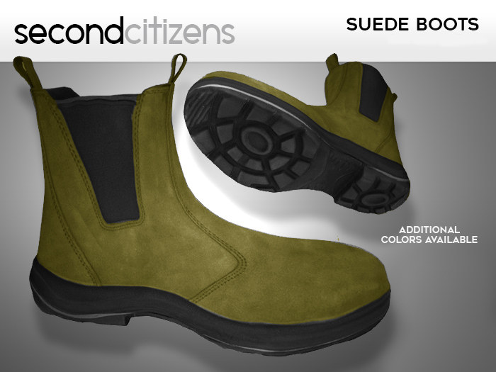 SC - Suede Boots - Yellow