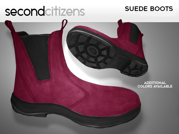 SC - Suede Boots - Pink