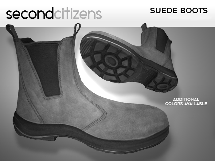 SC - Suede Boots - Grey