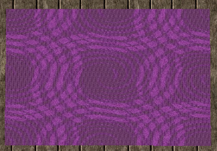 Violet Purple Swirl Rug 6x4m