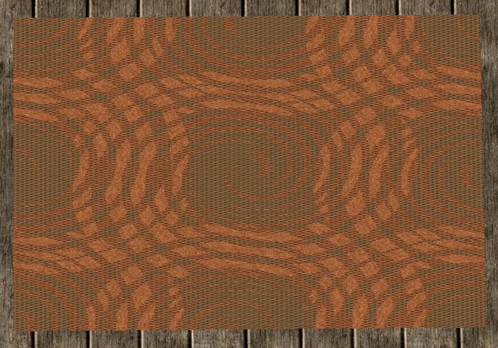 Brown Tan Rug 6x4m