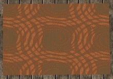 Brown Tan Rug 6x4m