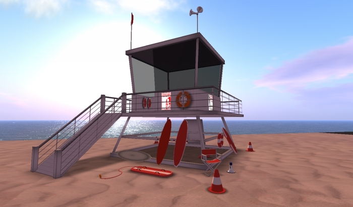 Beach *LifeGuard Hut Tower* C/M *ReZ* 