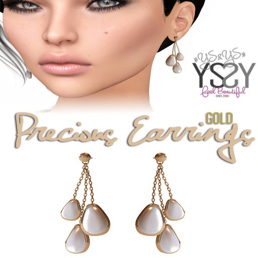 *YS&YS* Precious Earrings light [WEAR ME]