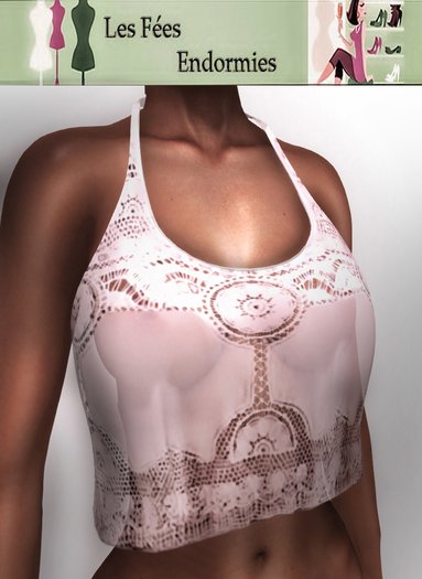 ::LFE::Linda top transparent veil ROSE P