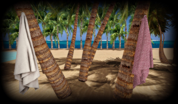 "M" Mesh Inside "M" Mesh hanging Towel