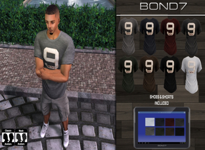 *BOND7* Complete Outfit 2.0 (Seth) HUD