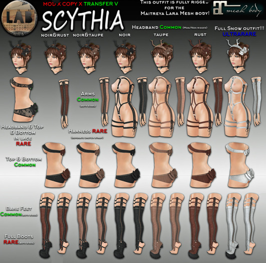 [LAB737] Scythia Top&Bottom (taupe)