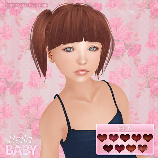 :*BABY*: Hair BELLA - Reds