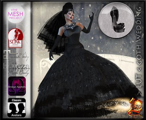 > LUT < GOTH  Wedding
