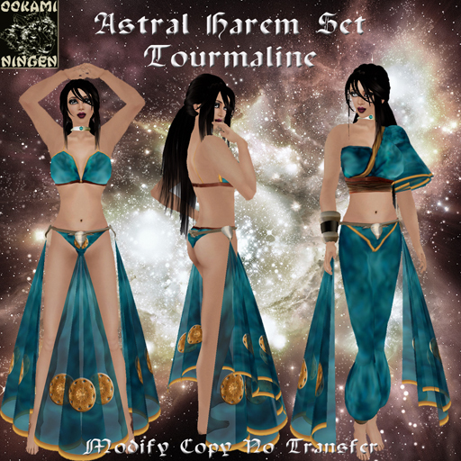 'ON Astral Tourmaline Harem Set
