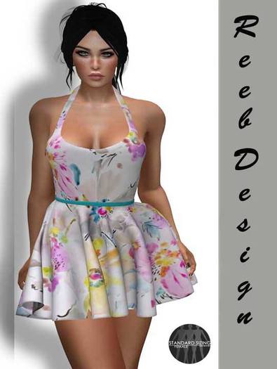 269-Reeb Design Lale Mesh spring dress