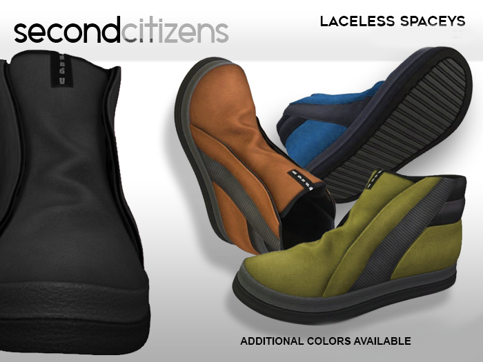 SC - Laceless Spaceys - Black