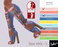 .: MB :. Slink High Gladiator Boots  ~ serenity main rose lilac
