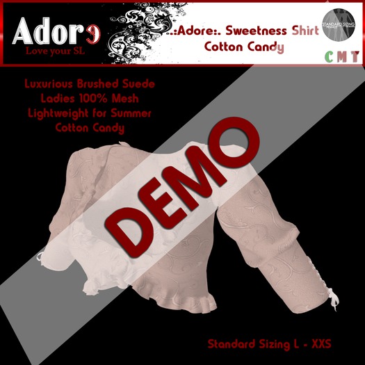 .:Adore:. Ladies Sweetness Shirt - DEMO