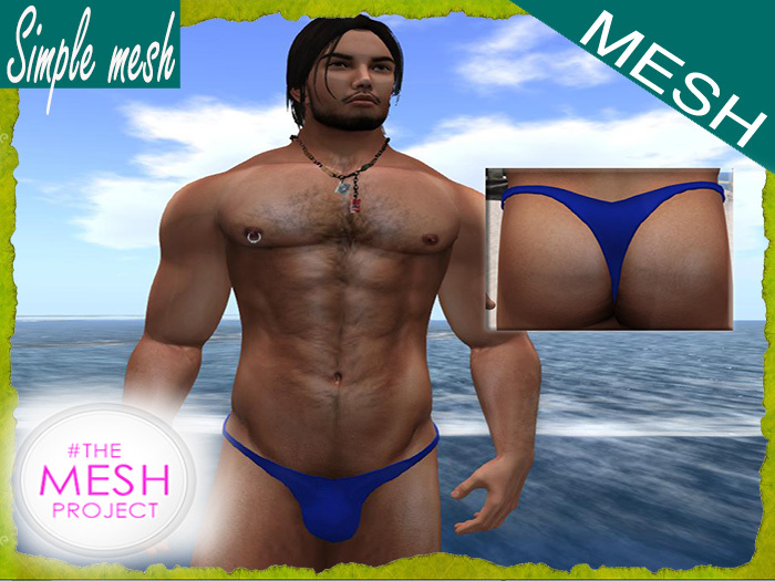 SM Blue Micro Thong TMP