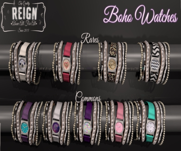 *Reign.- Boho Watch- Love Cheetah RARE