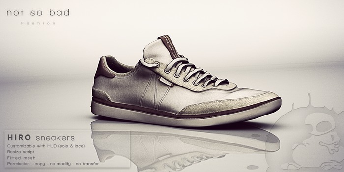 not so bad . mesh . HIRO sneakers . beige