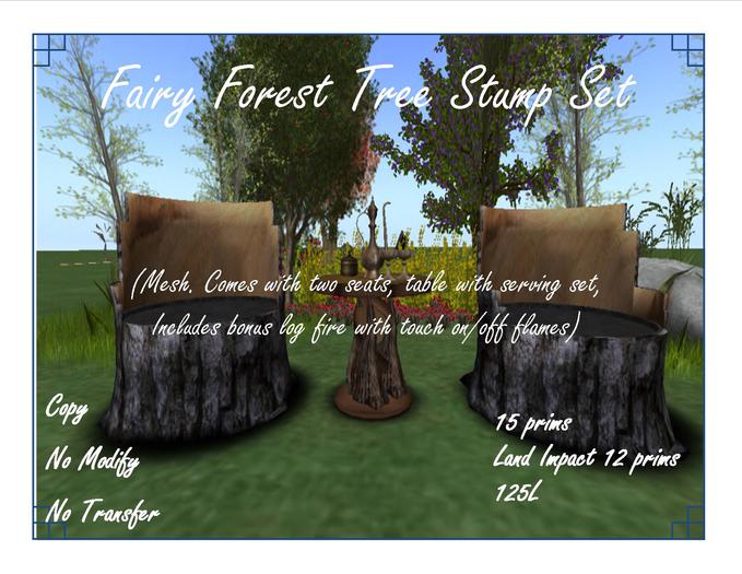 Faire Forest Stump set