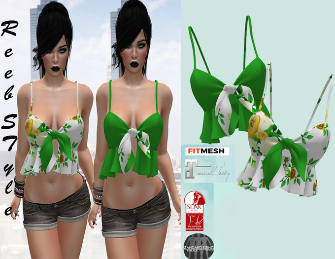 414-Reeb STyle Didem Top Yellow