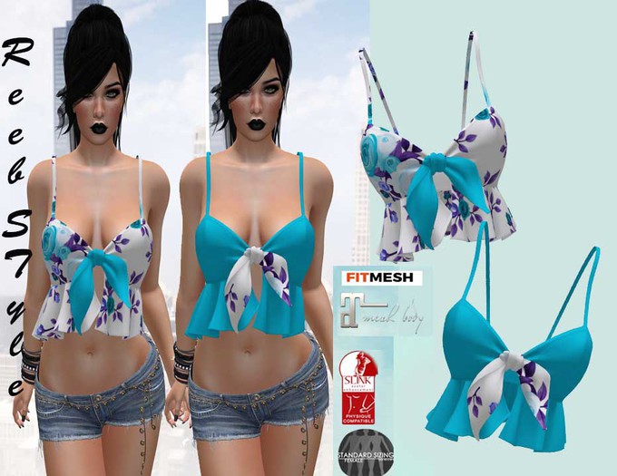 415-Reeb STyle Didem Top Blue