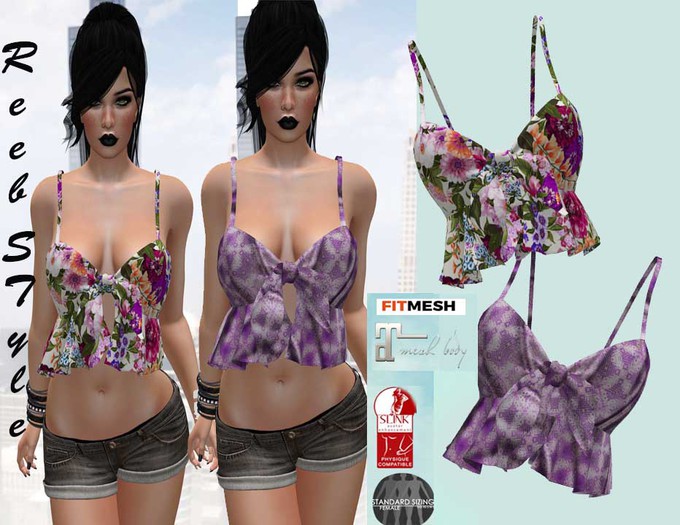 417-Reeb Style Didem Flowers Top