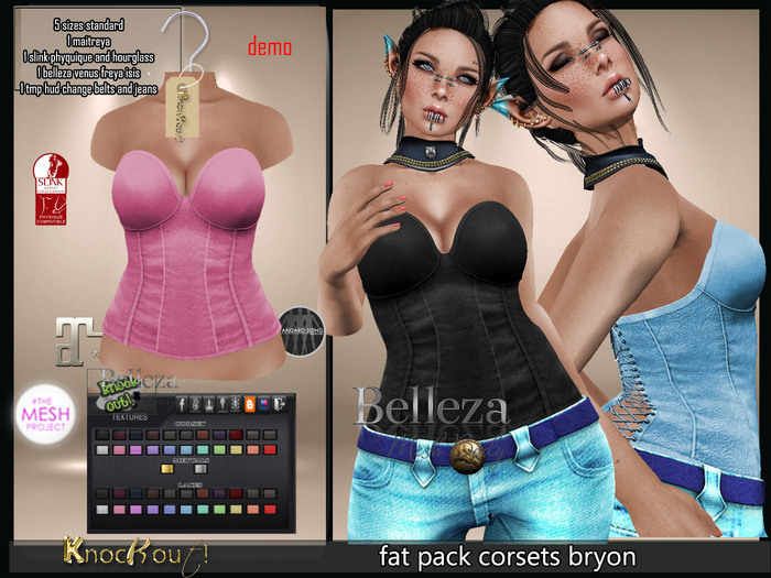 *KNOCKOUT! FAT PACK CORSET BRYONI Demo