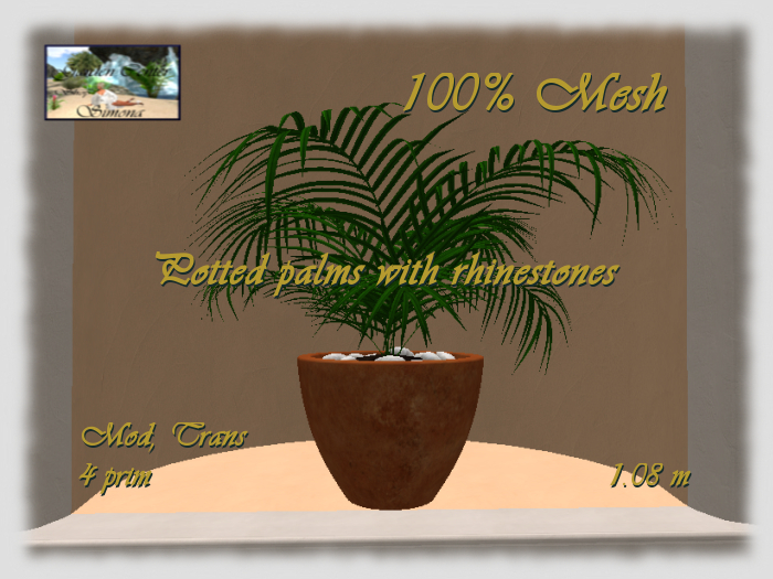 Potted palms with rhinestones_001_1H