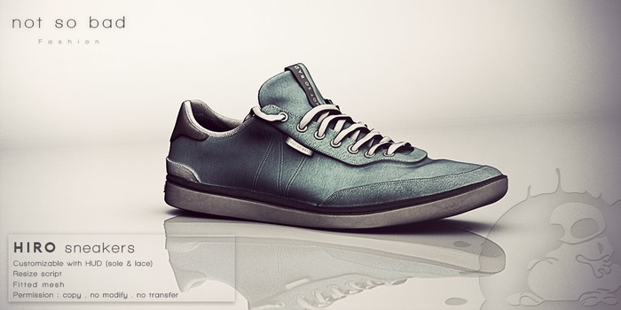 not so bad . mesh . HIRO sneakers . blue