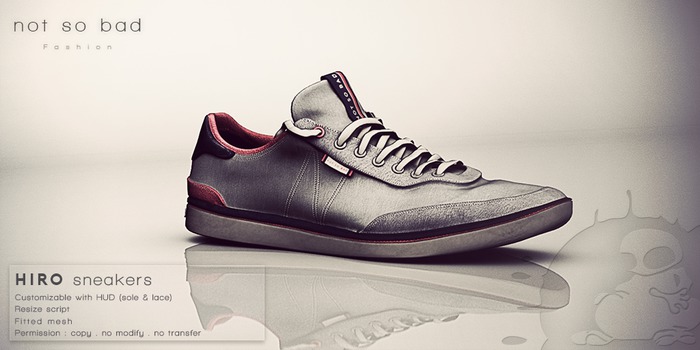 not so bad . mesh . HIRO sneakers . grey