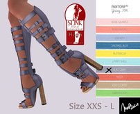 .: MB :. 50% BLACK FRIDAY SALE Gladiator Boots  ~ Pantone Spring 2016 LILAC GREY