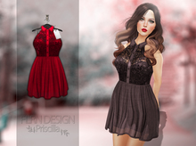 Priscilla Dress Red