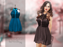 Priscilla Dress Blue