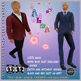 BLUE MENS SUIT