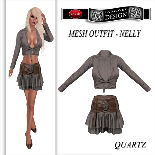 ~LM~Mesh Outfit - Nelly - Quartz