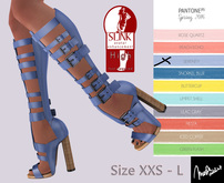 .: MB :. Gladiator Boots  ~ Pantone Spring 2016 SERENITY